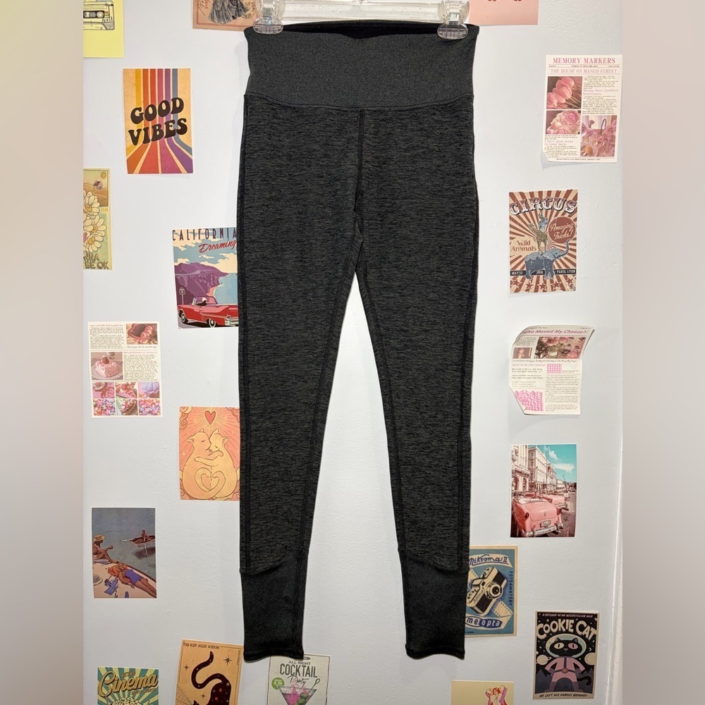 ALO Yoga High-Waist Black Heather Leggings